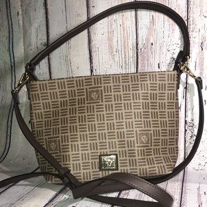 Anne Klein | Jacquard lion hobo bag, tan/brown